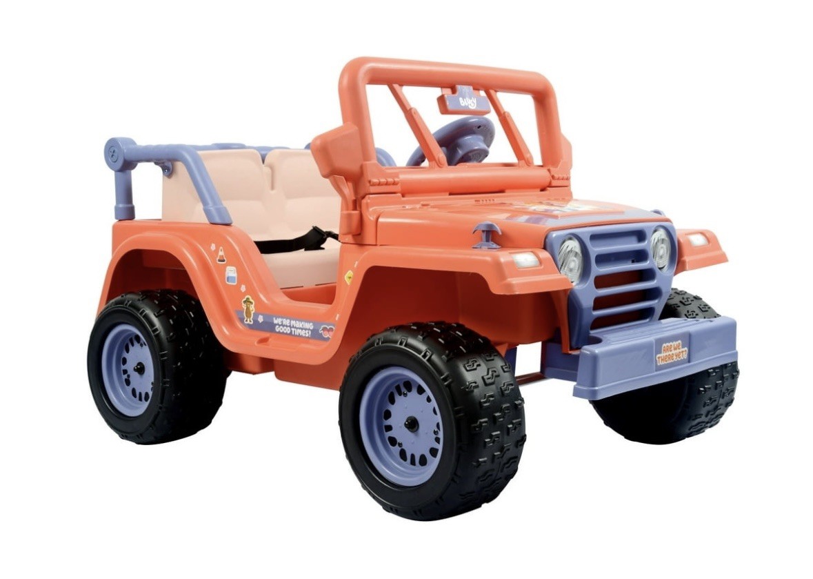 NEW Bluey 12V 4-Wheeler Ride-On, 12 Volt Battery Powered Car for Kids w/ Sounds