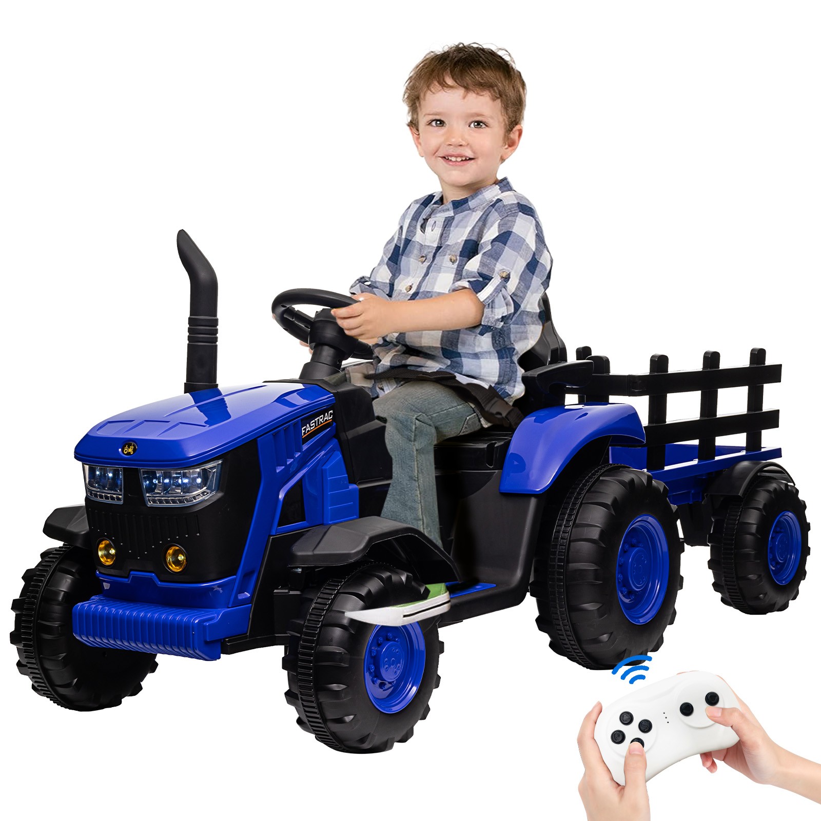 Electric Kids Tractor Ride-on Toy,Children’s Battery-Powered Vehicle,12v 7AH