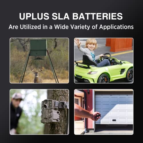 UPLUS 6V 4.5AH Rechargeable Battery, LP6-5.0 SLA AGM Replacement 6V 4.5Ah