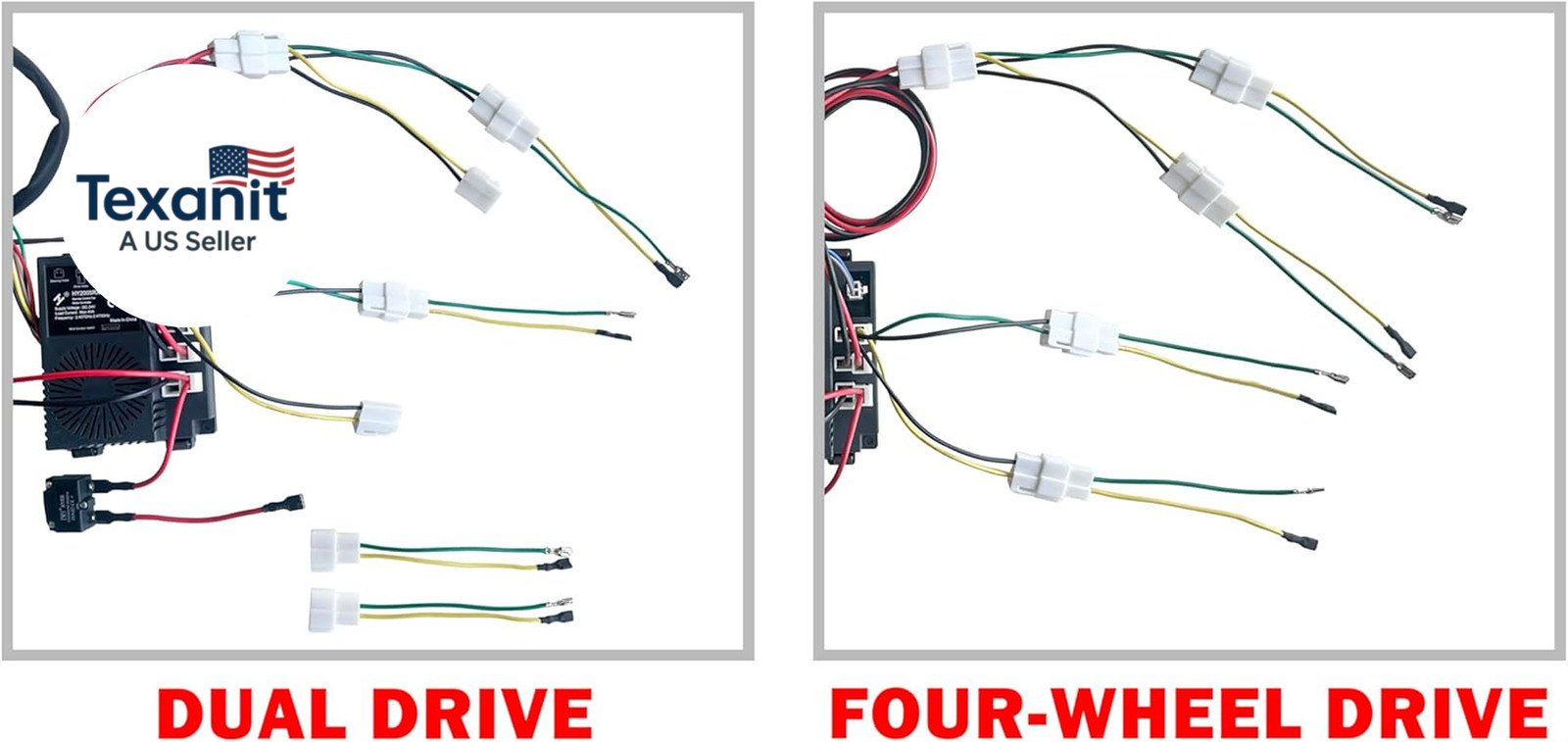24 Volt DIY Wires Harness Conversion Kit for Kid’S Ride on Toys Car,2.4G Set of
