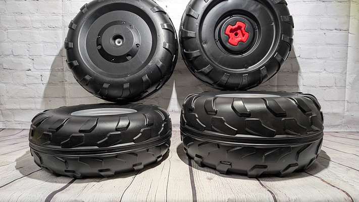 OEM NEW Peg Perego Sportsman 700 Wheel Set (+Others) 2 Fronts + 2 Rears -Set/4