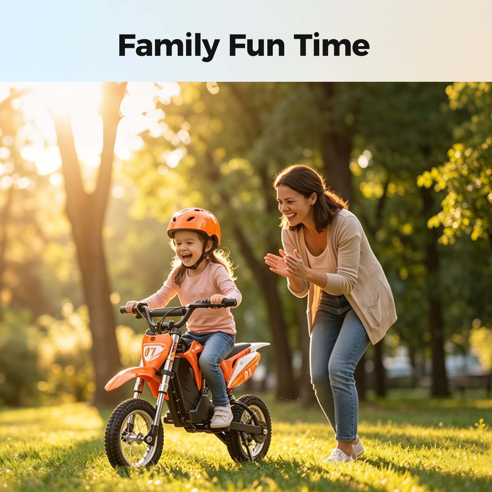 Kids Motorcycle Mini Electric Dirt Bike 36V 300W 3Speed 12.4 Miles Gift