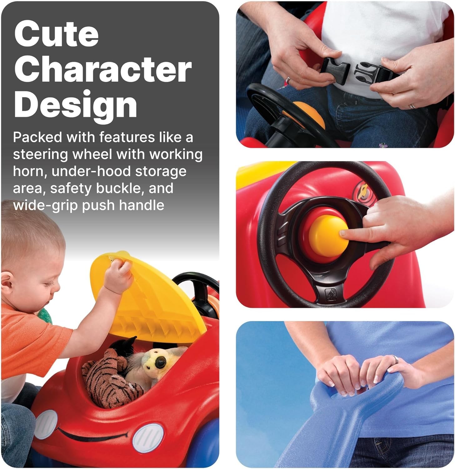 Step 2 Baby Ride-On Toy, Suitable for Children Aged 1.5-4 Years Old