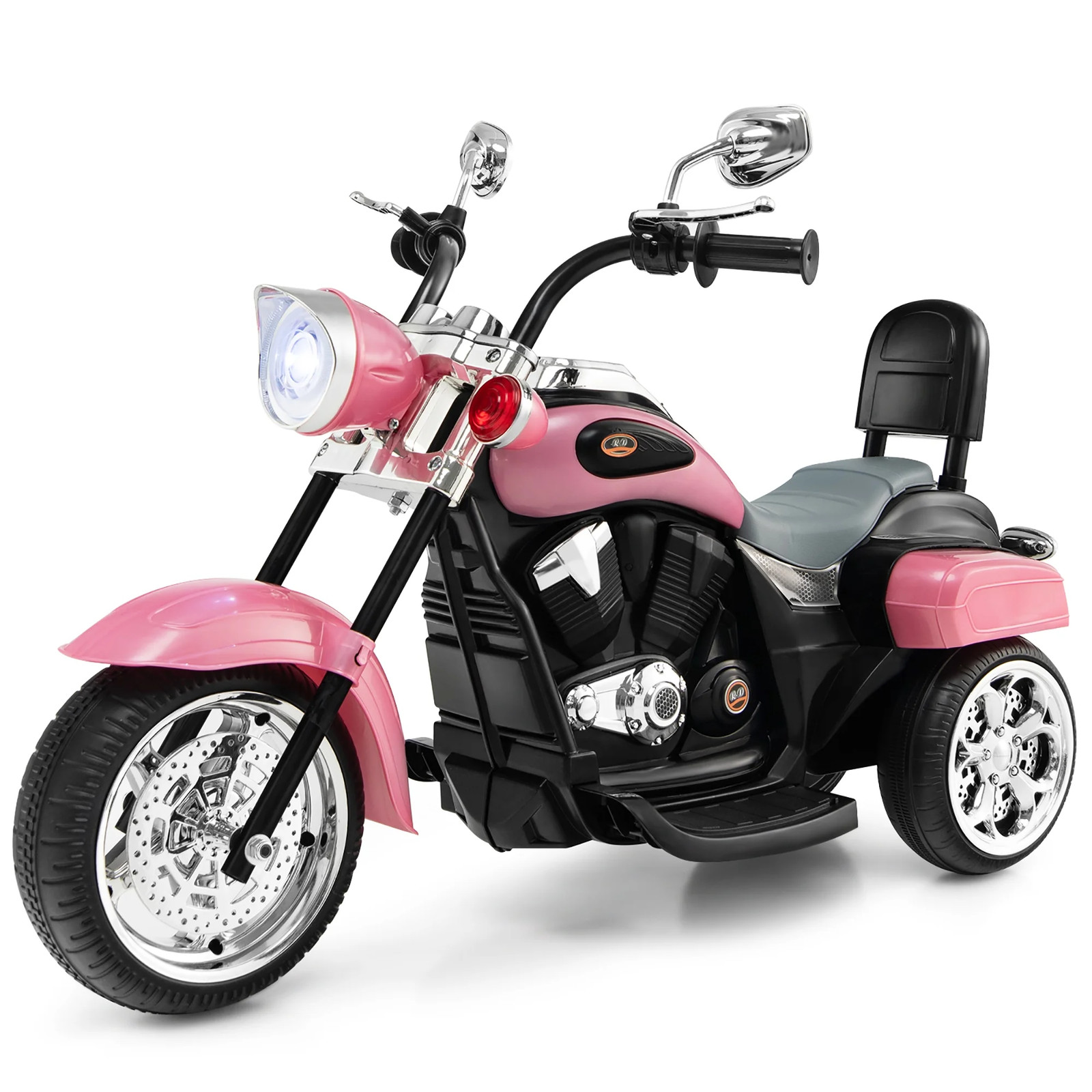 Electric Child Motorcycle Pink Harley Davidson Battery Powered Motor Ride On Toy