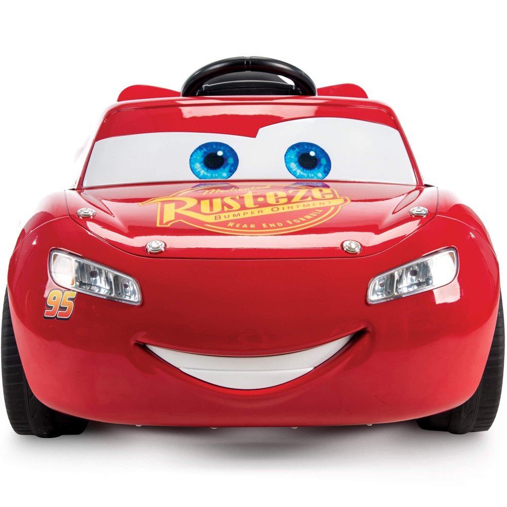 Cars Lightning McQueen Battery-Powered Vehicle w/ Sound Effects, Ages 3+