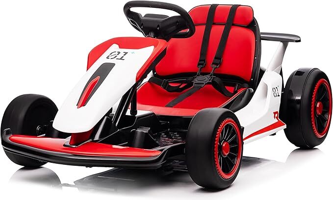 24V Ride On Go Kart Child Electric Drift Go-Kart Music Mode 2 Speed Available