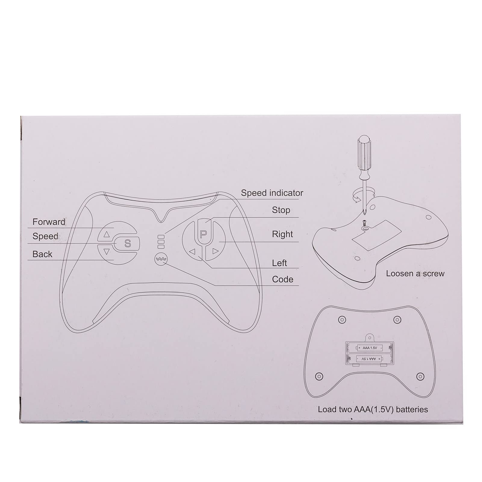 2.4G Bluetooth Remote Control and JR1922RXS-3W-12V Receiver Kit Kids Powered …