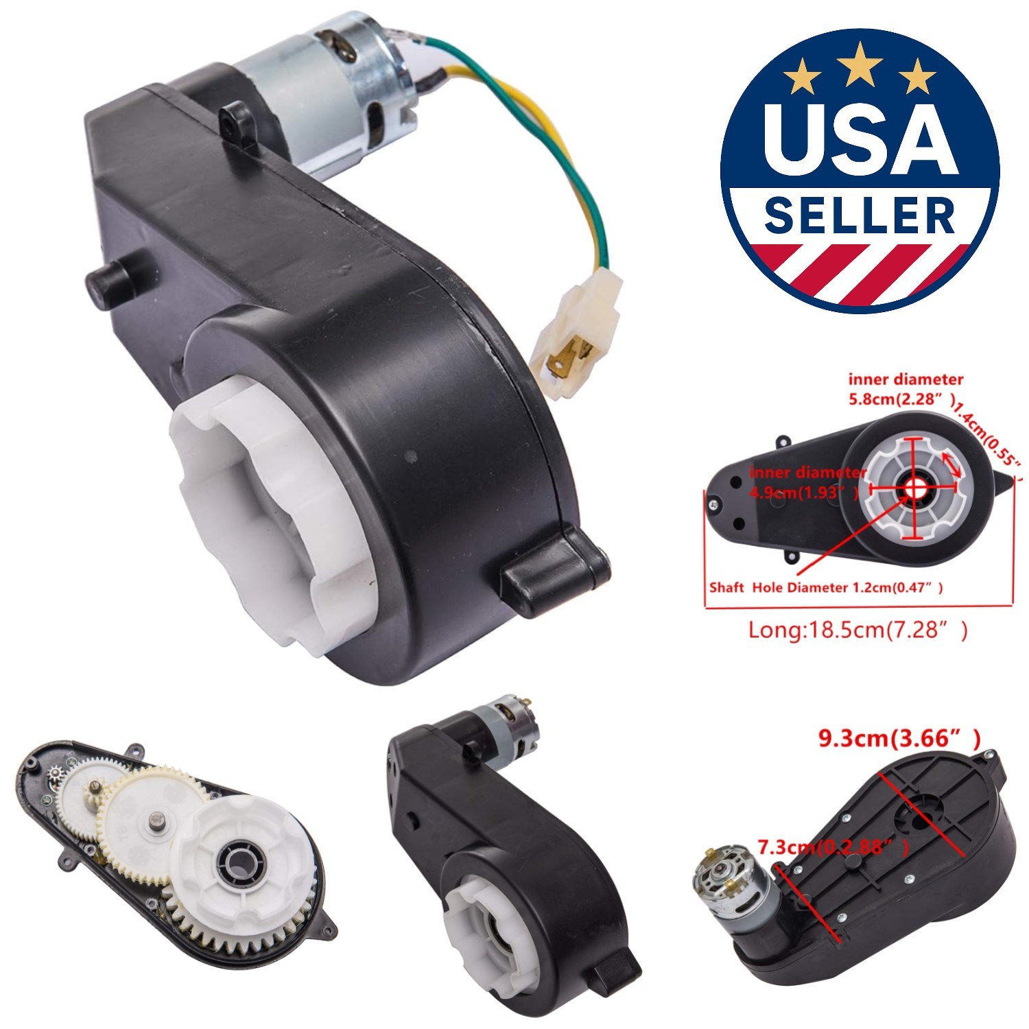 Powerful 12V 40000 RPM Drive Engine for Kids’ Ride-On Toys & Motorcycles