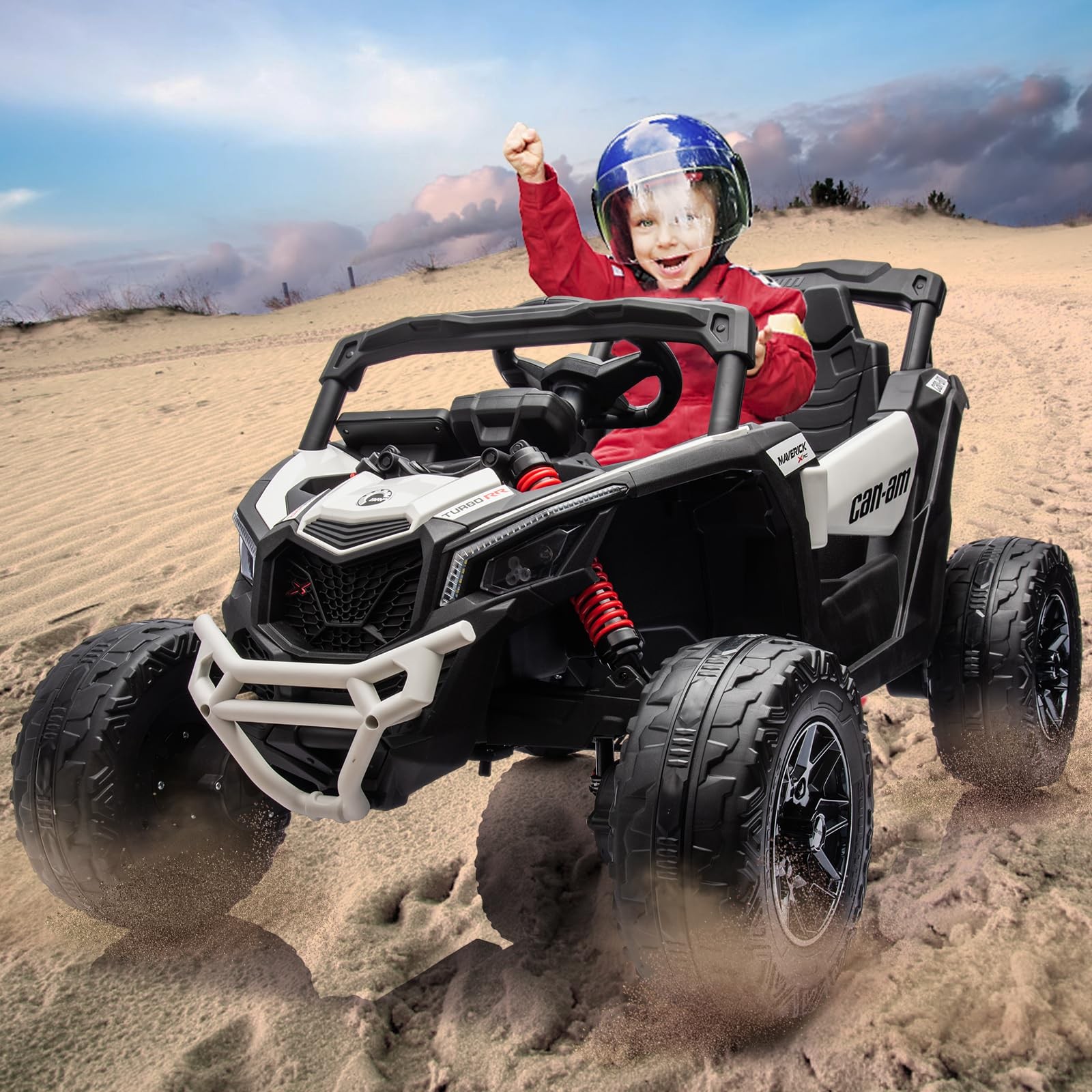 Hetoy 12V 7AH Kids Ride On Car Electric Off-Road UTV Boy Girl Gifts w/ Remote