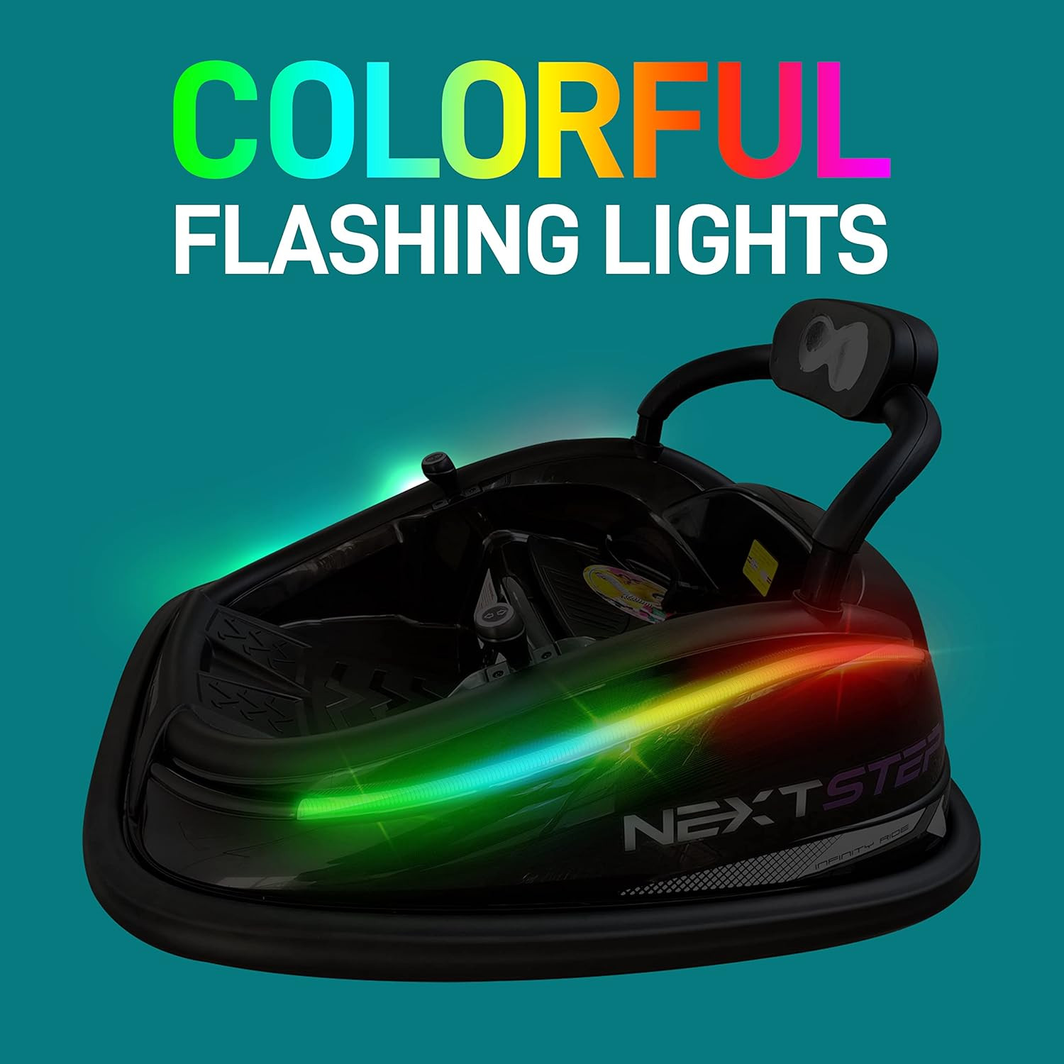 home Electric Bumper Car for Kids – 12V Rechargeable Battery Powered Ride on Veh