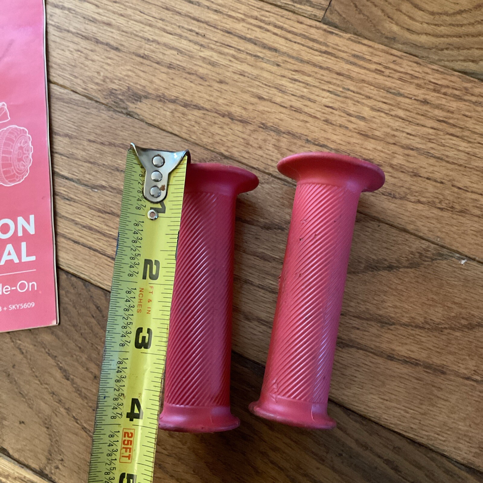 BCP 12V Kids Ride On 4-Wheel ATV Grips Red Set of 2 Kids Toys Replacement Part