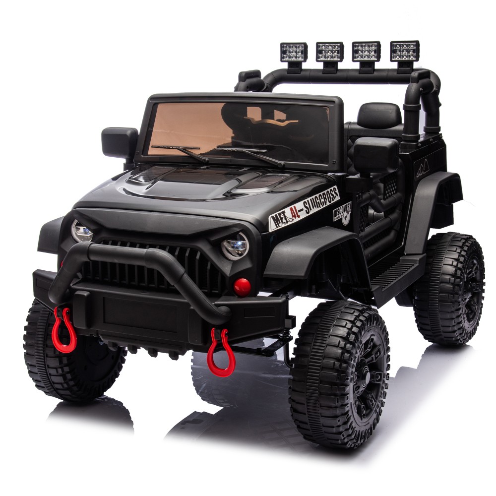 24V Kids Ride-On Car w/Remote, 400W Motor, 4WD, Music & Display for 3+