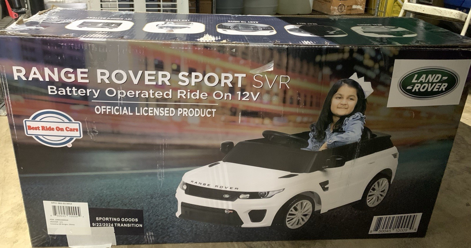 Best Ride on Cars 12V Range Rover Powered Ride-On – White