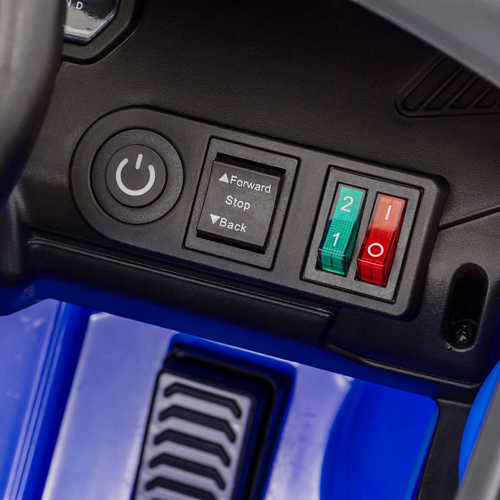 12V Chevrolet Silverado EV RST Licensed Kids Electric Car, Blue