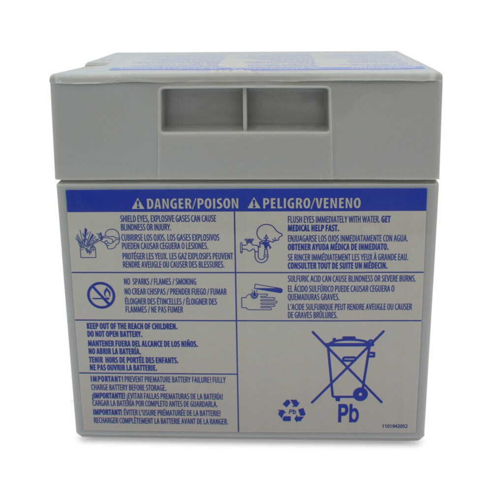 POWER WHEELS RECHARGEABLE GRAY BATTERY 12 VOLT 9.5AH FISHER PRICE