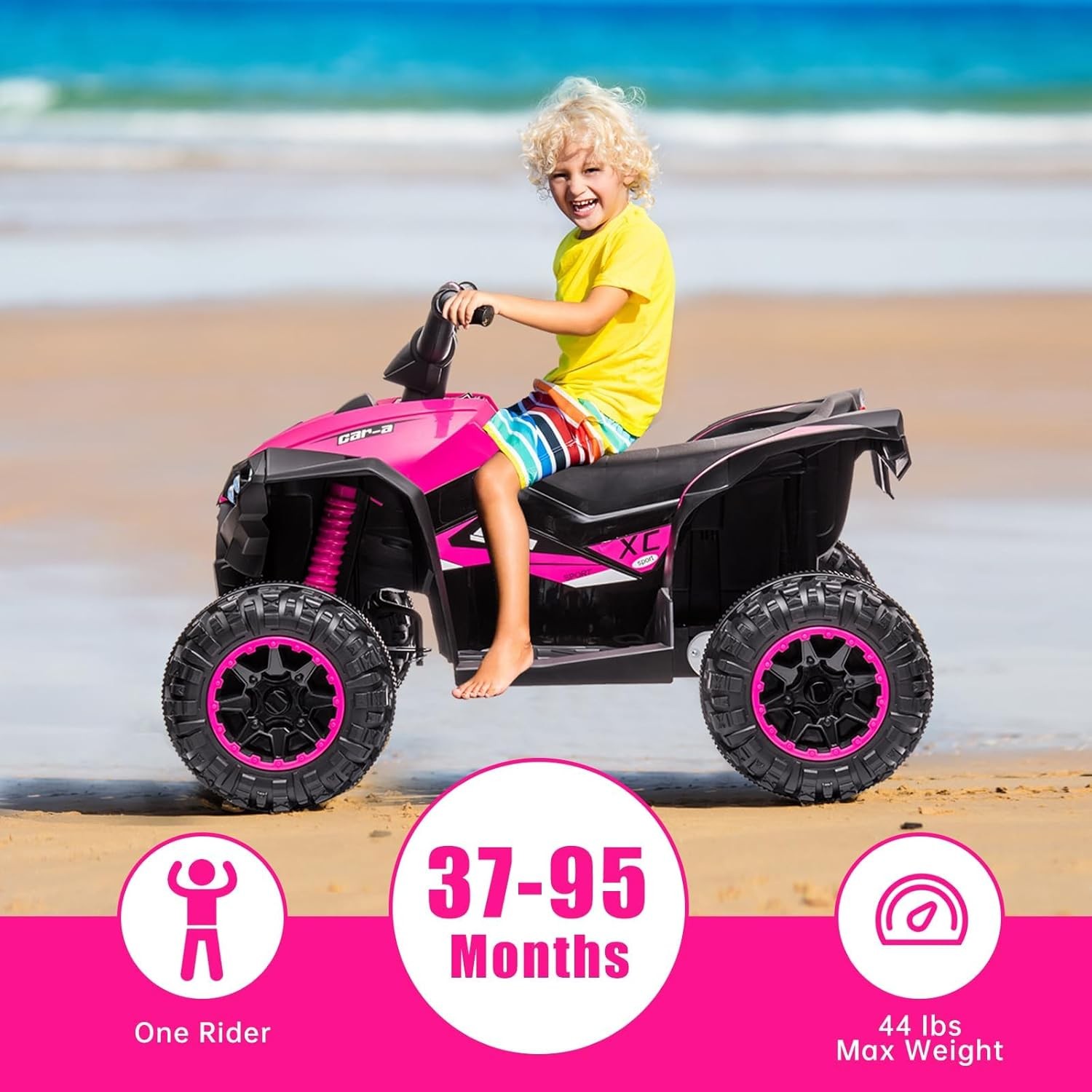 12V Kids Electric ATV Quad Bike Ride-On Car – Battery Powered, Remote Control