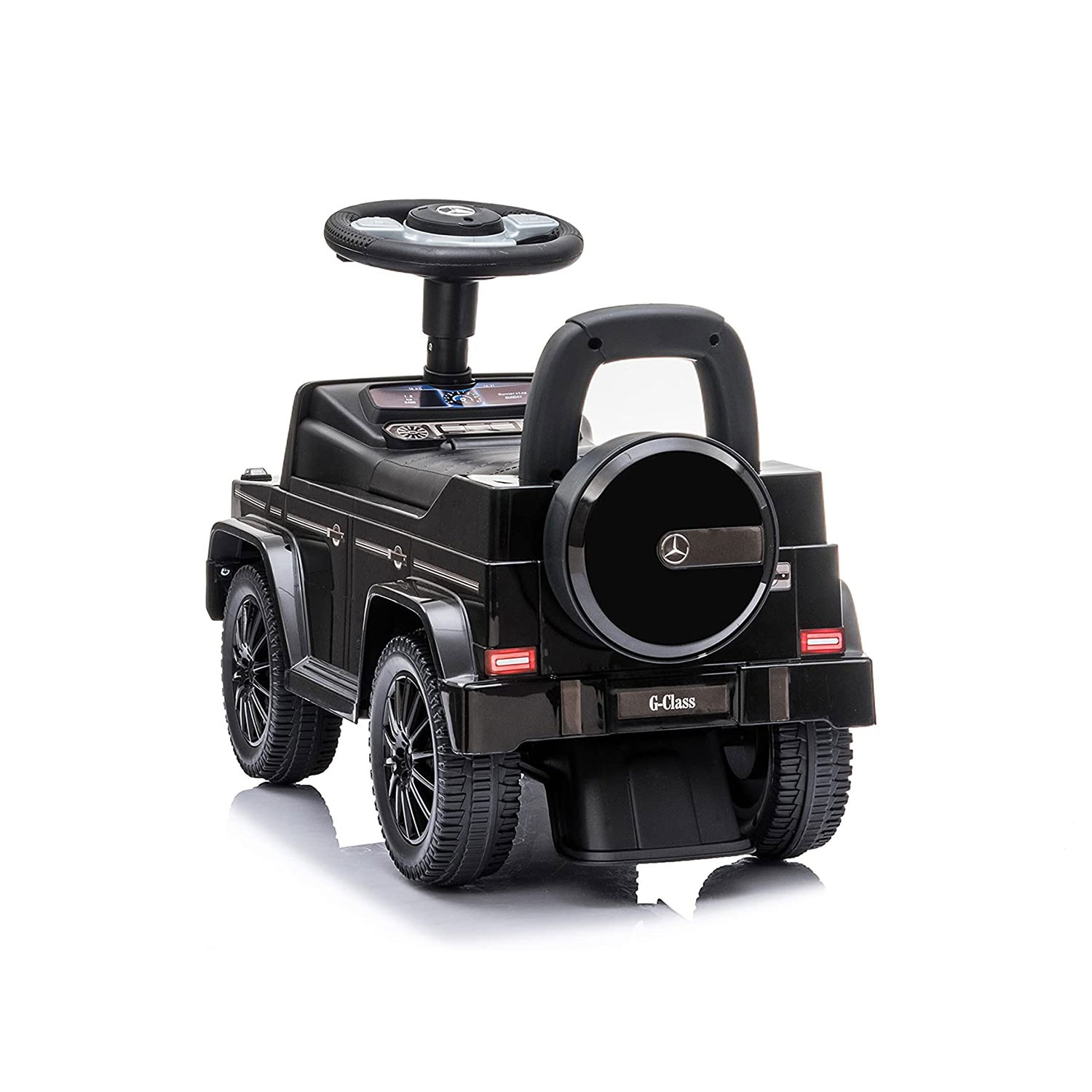 Best Ride On Cars Realistic Mercedes G-Wagon Push Car & Walker, Black (Open Box)