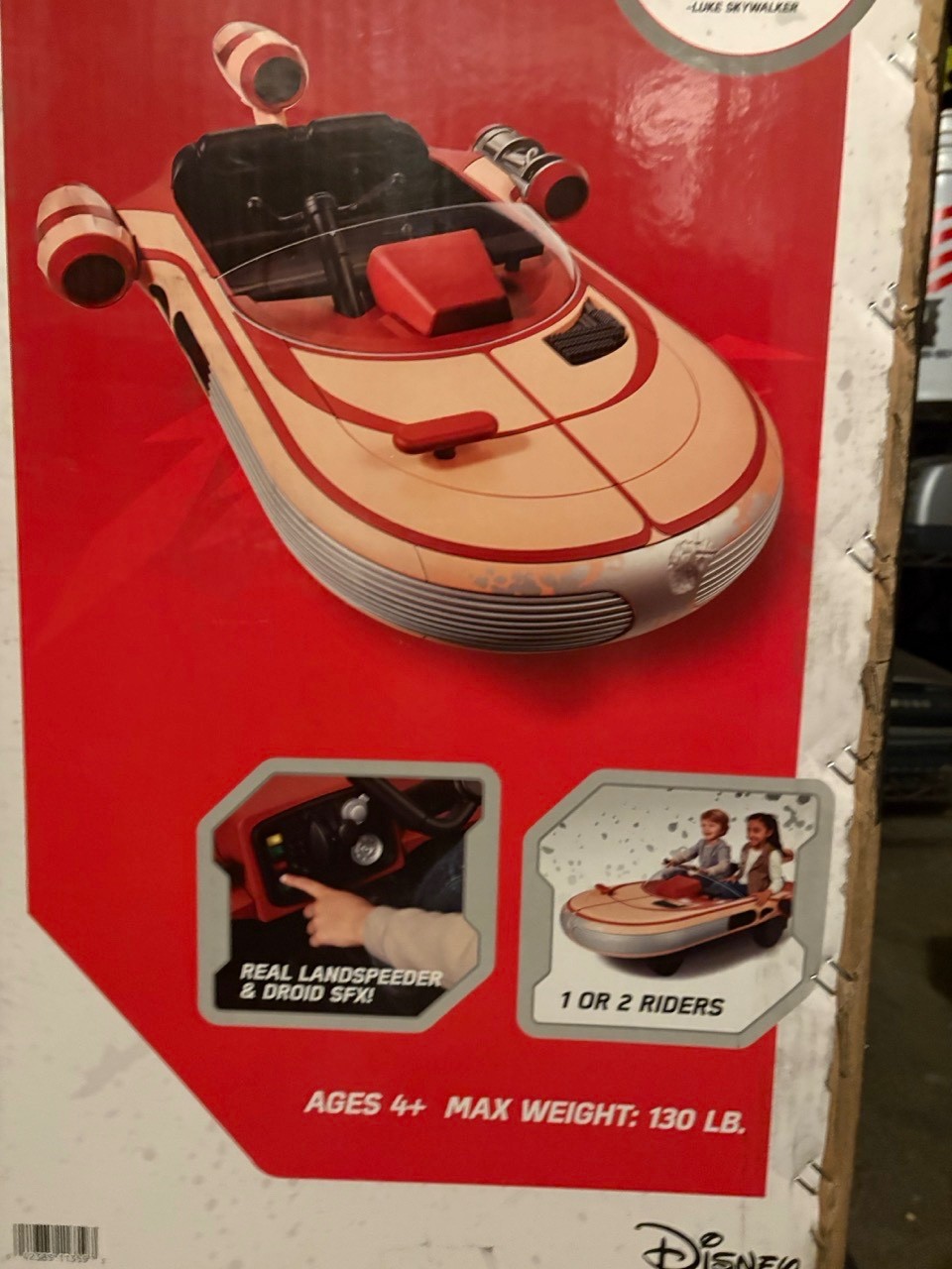 Star Wars Radio Flyer Luke Skywalker’s Landspeeder 2017 New In Box