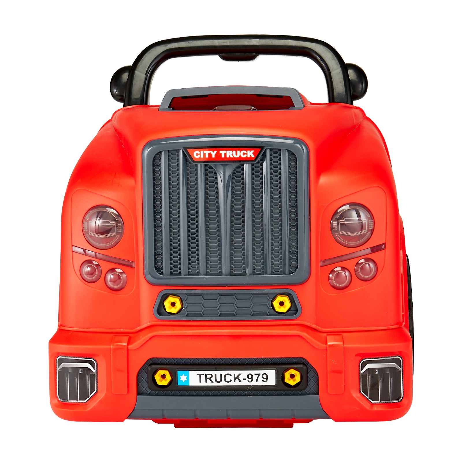 Engine Toy Kids Mechanic Car Repair Set with Removable Parts Red