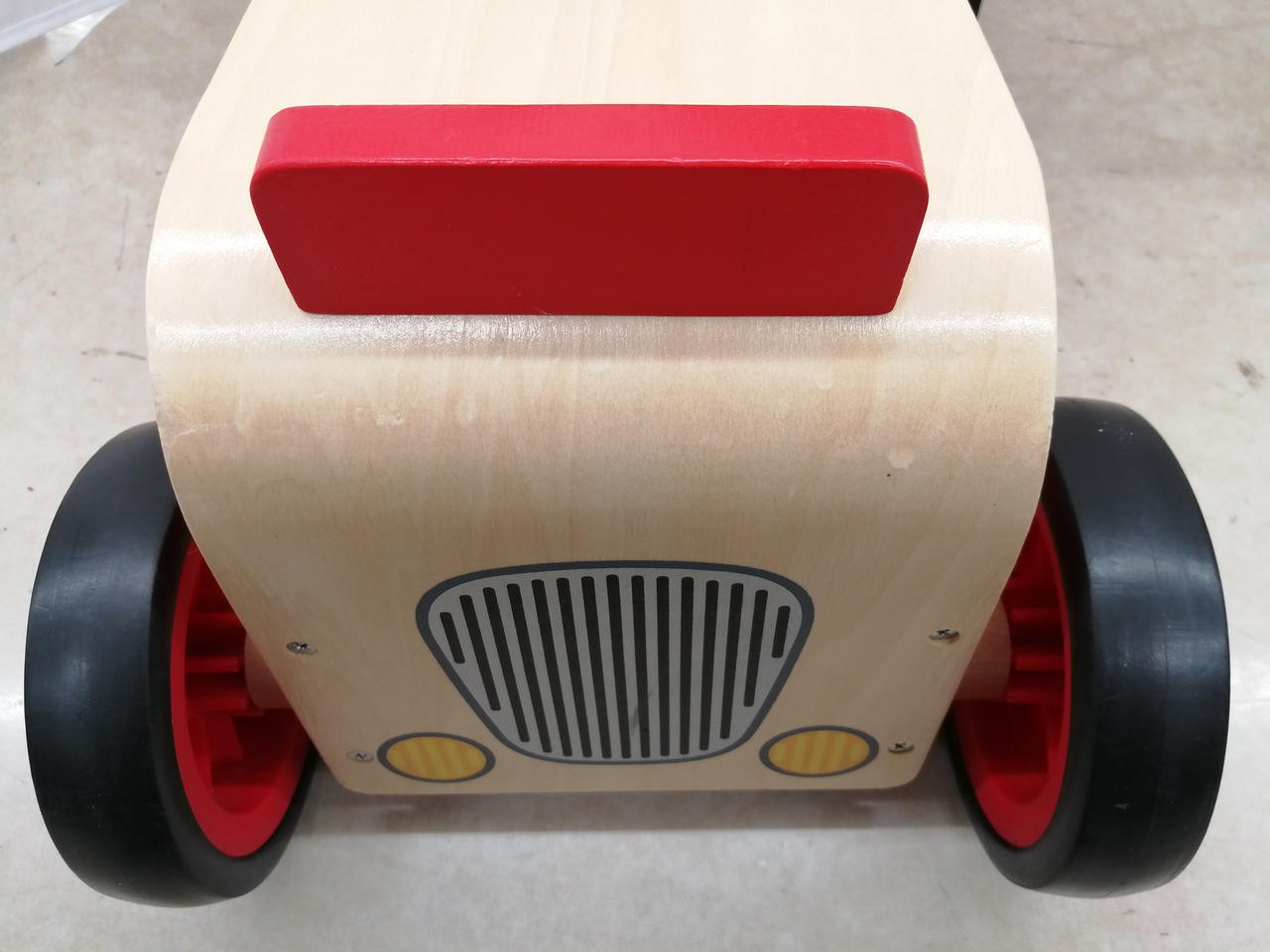 HAPE Little Red Rider Ride-On Toy Toddler Vehicle Japan Used