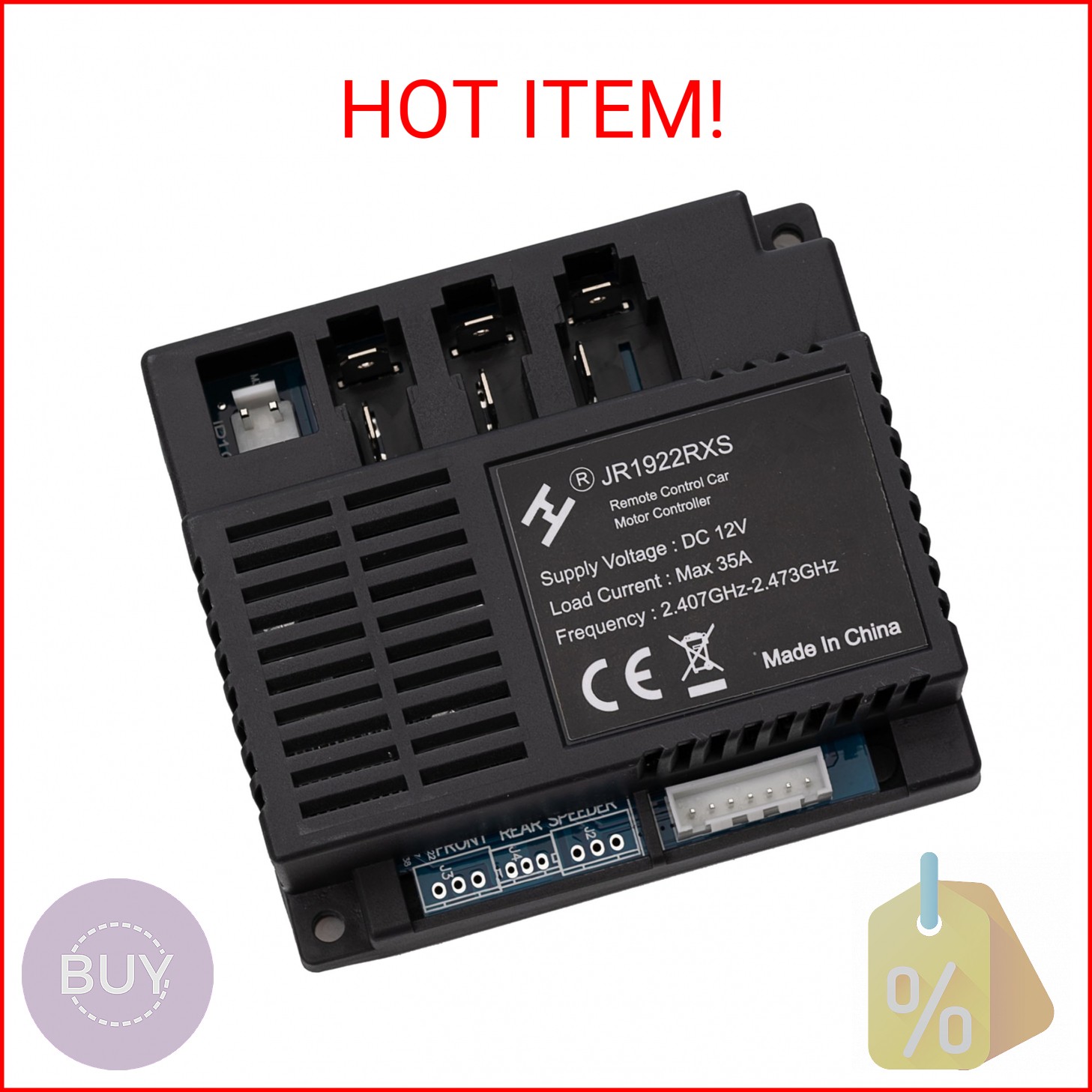 weelye JR1922RXS 12V Receiver Child Ride-Ons Toys Car 12Volt Controller Motherbo