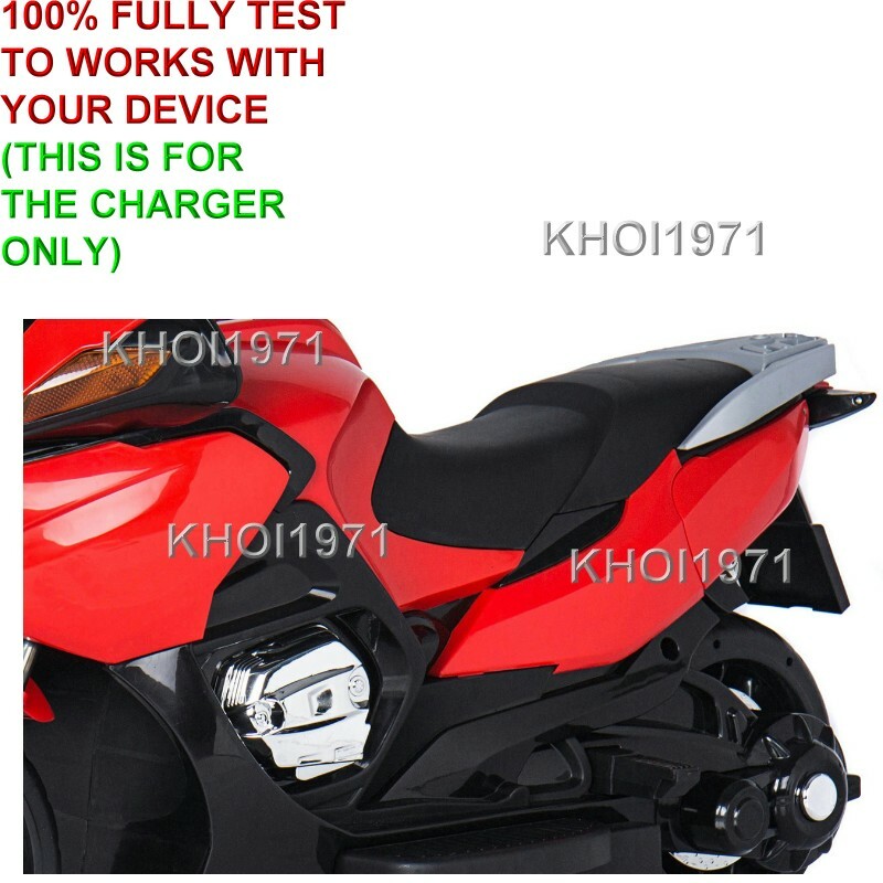 WALL CHARGER AC adapter 4F Blazin Wheels Motorcycle bike 12V BAT ride on R118 RT