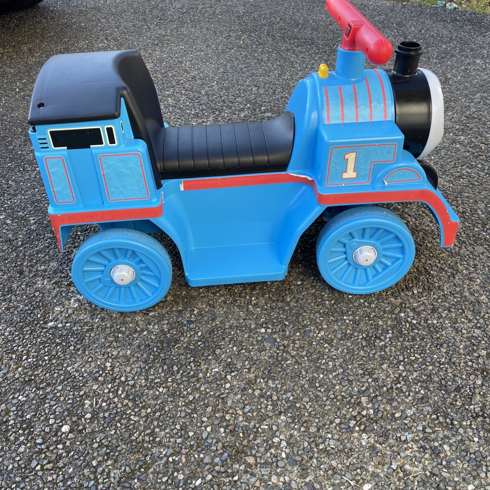 Fisher Price Power Wheels Ride-on Thomas & Friends Thomas *NO BATTERY*WORKS*READ