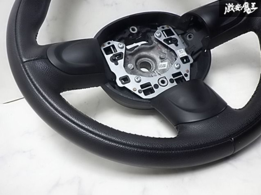 MINI Genuine R56 3-Door Leather Steering Wheel Used From Japan