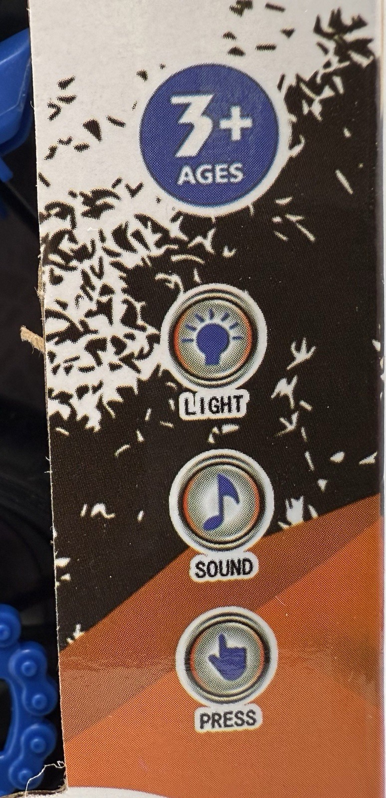 Raxx Wheel Motorcycle Light And Sound Friction Blue By Fenicalcan New