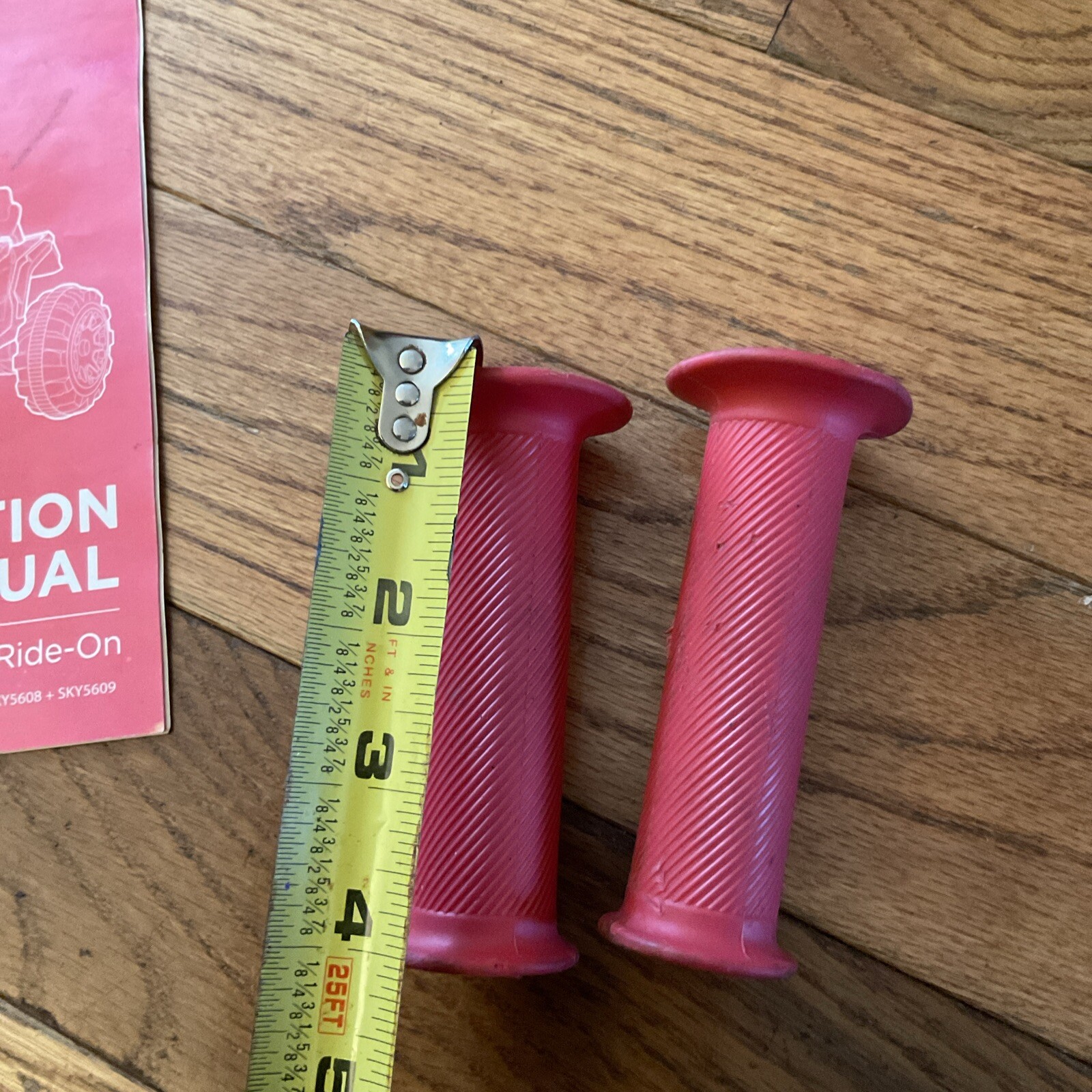 BCP 12V Kids Ride On 4-Wheel ATV Grips Red Set of 2 Kids Toys Replacement Part