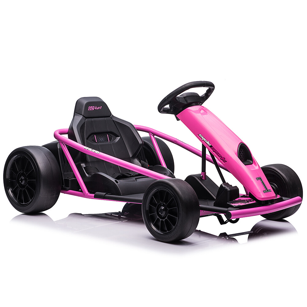 Ride On Toy for Teens 24V Go Kart 9Ah Large Battery 8MPH High Speed Drifting