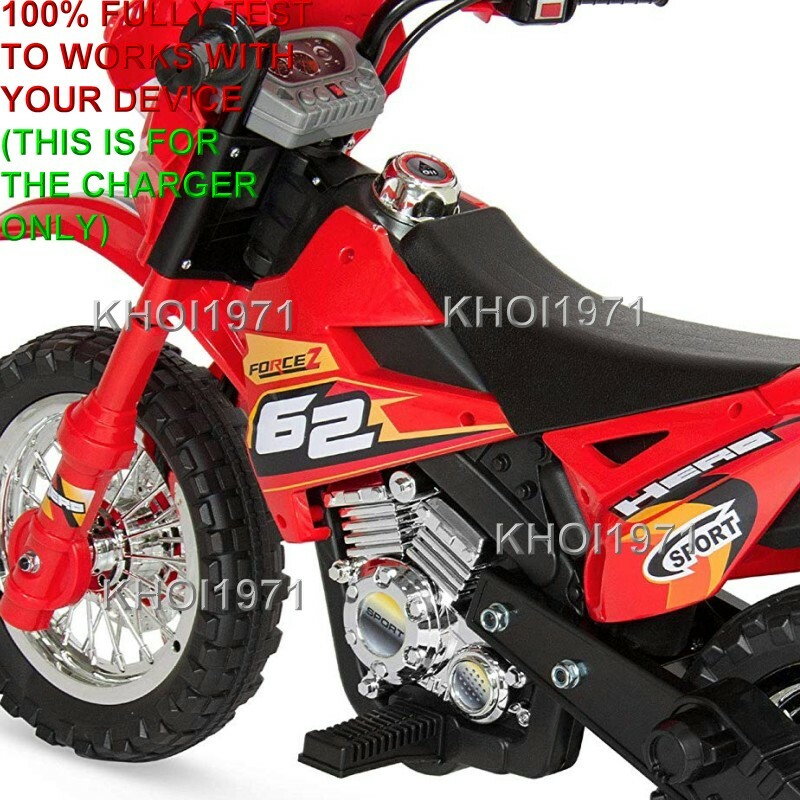 WALL charger AC adapter 8T Blazin Wheels 62 RT FORCE Z HERO DIRT Motor bike ride