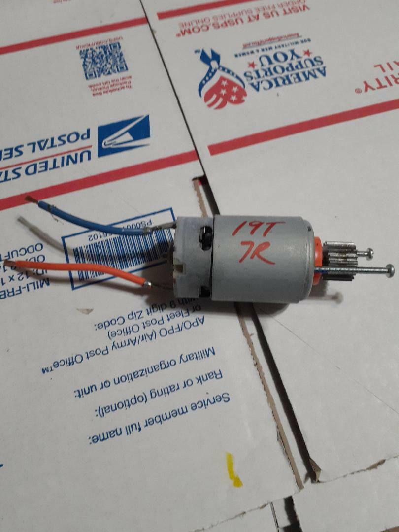 POWER WHEELS MOTOR 19T 19 TOOTH – PREOWNED