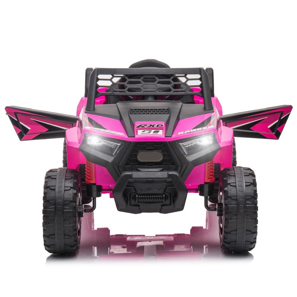 12V kids Ride On Mini UTV Electric Car Front LED Lights & Horn For Children