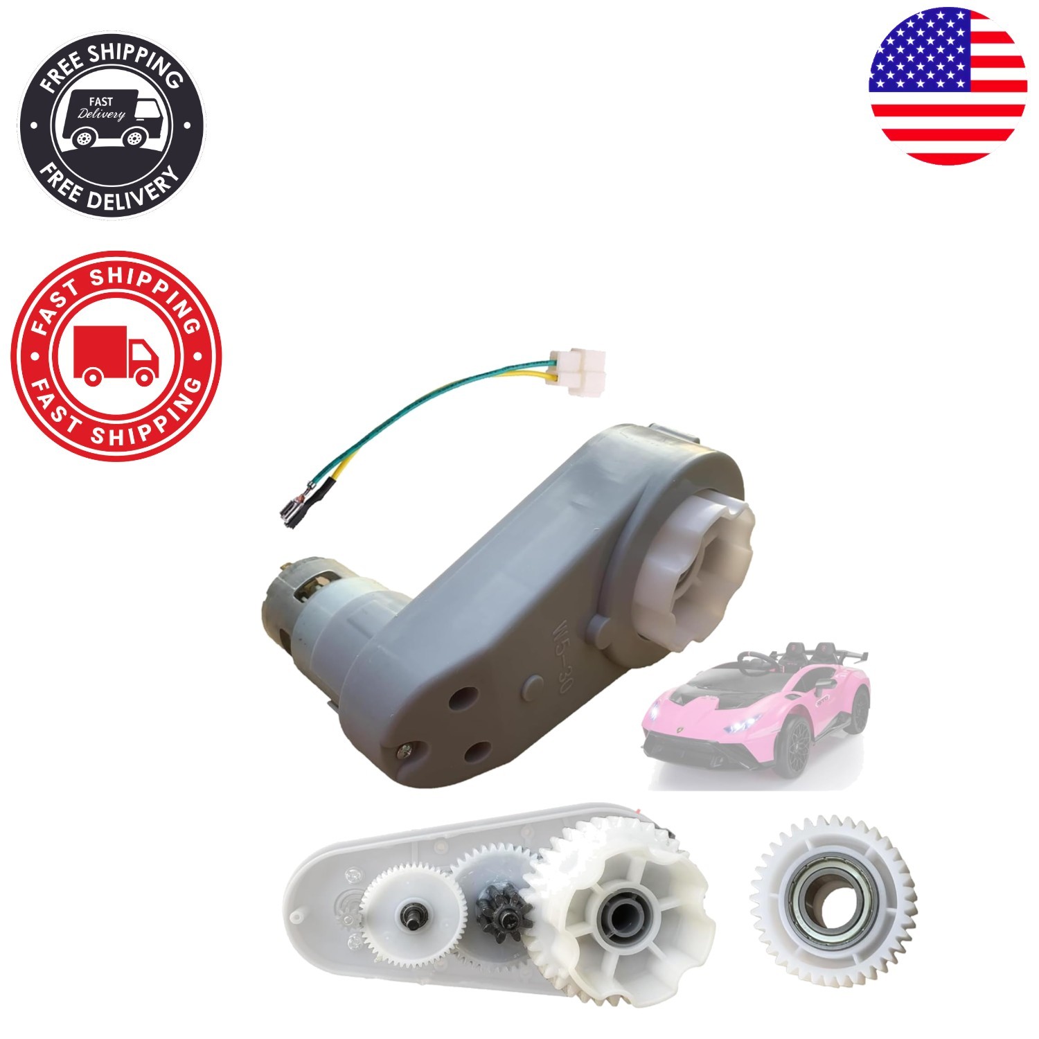 Upgrade Your Child’s Ride-On Car with RS775 24V High Torque Motor Gearbox