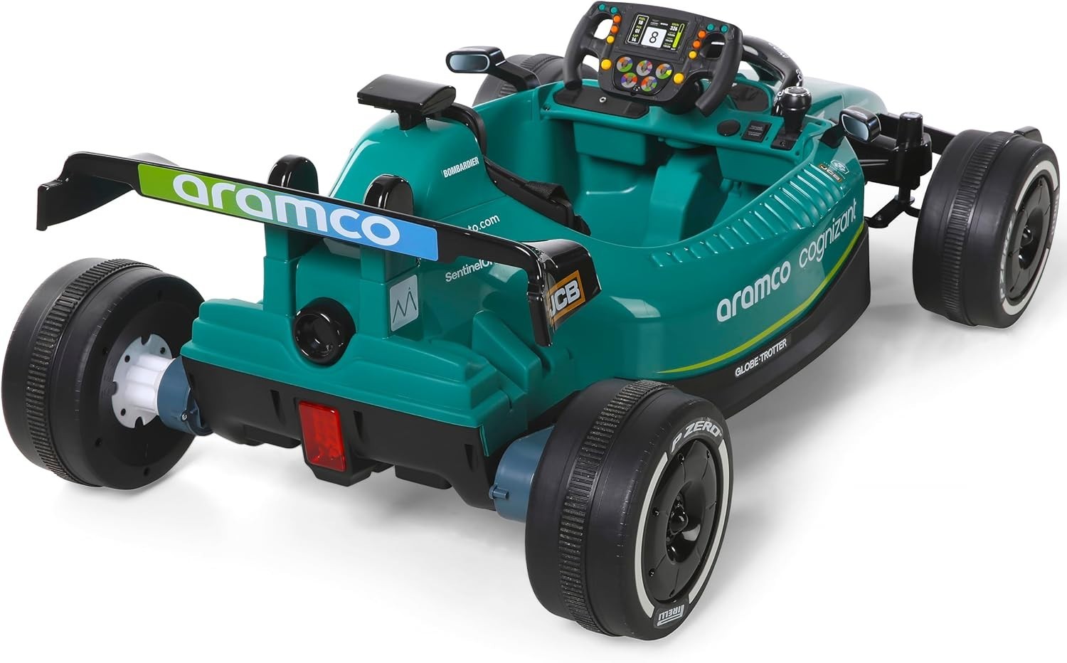 Dynacraft 12V Aston Martin Aramco Formula One Team Race Car Ride On Power Wheel