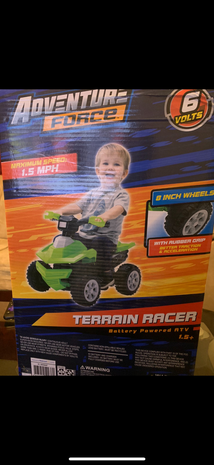 Adventure Force 6 Volt Green Terrain Racer