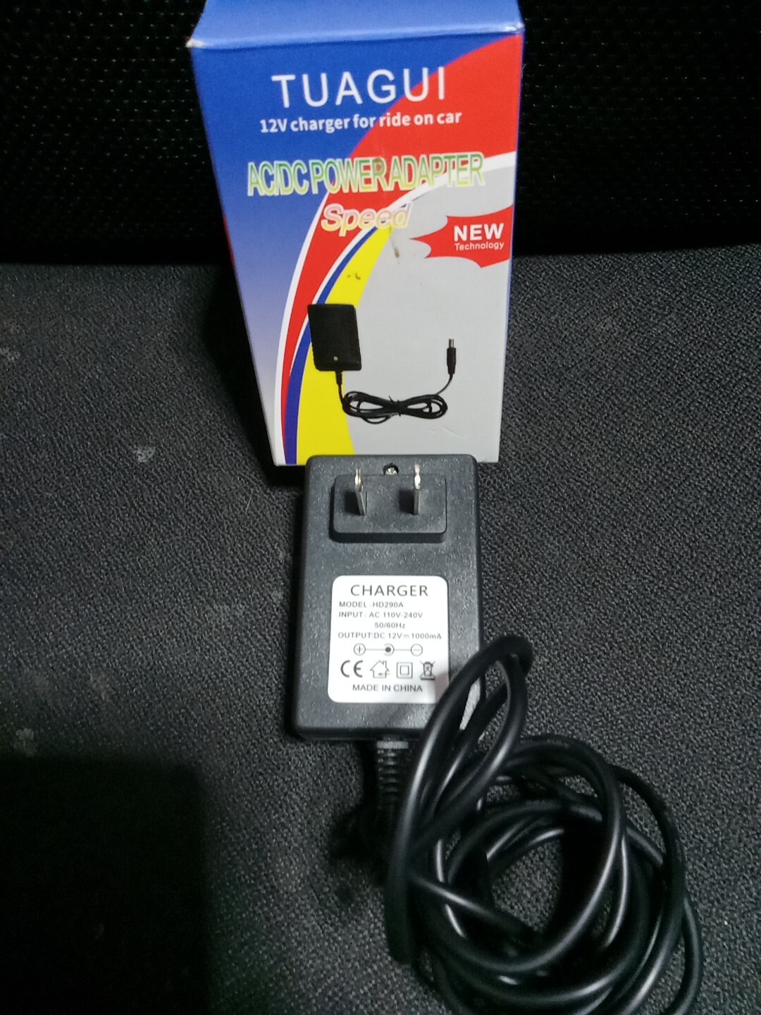 Tuagui 12V Charger For Ride On Car Replacement AC/ DC Power adapter New