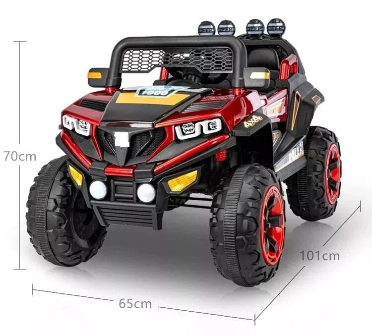 Electric Ride on Car 4 Wheels Motors Car with Music Lights Electric Car for Kid