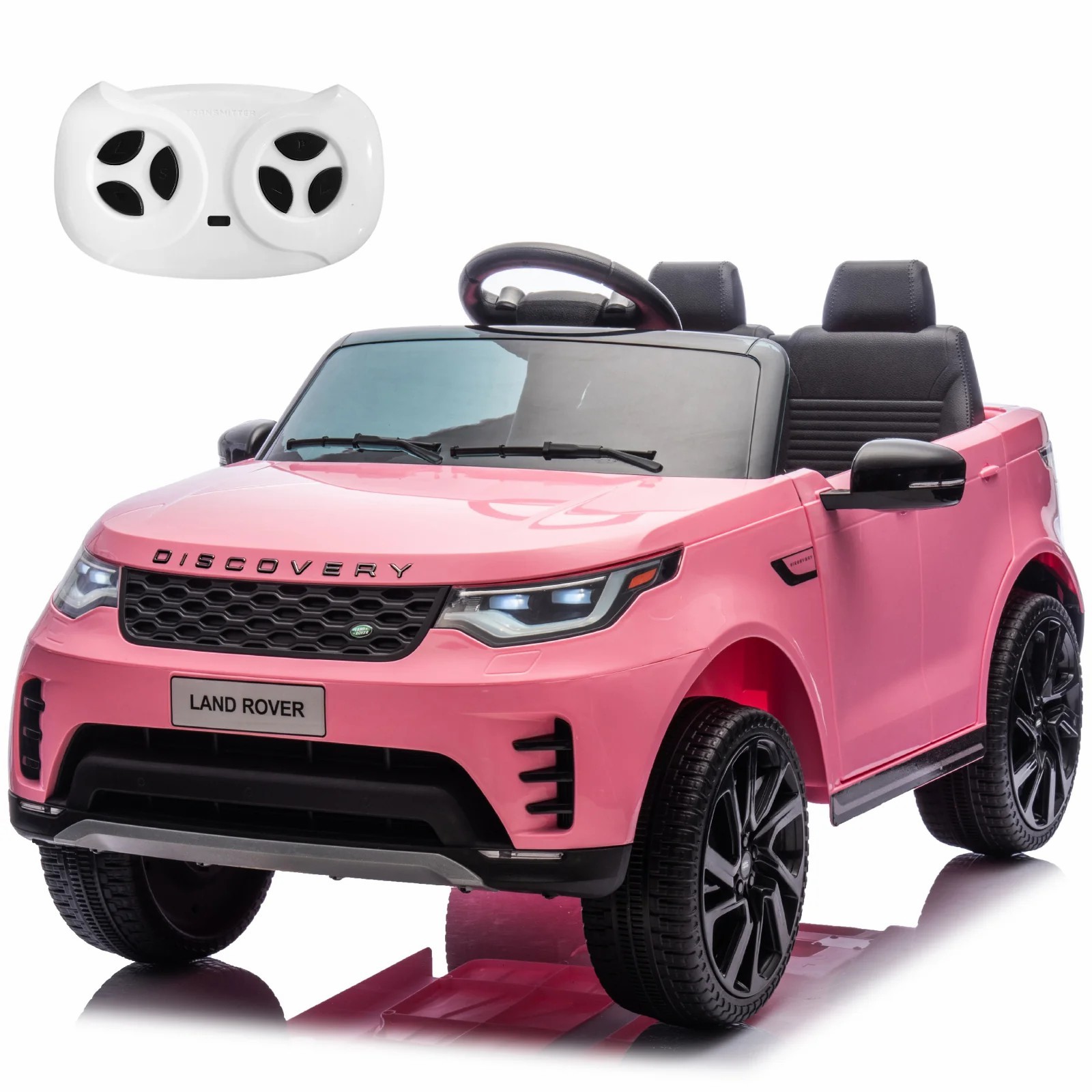 Garvee 12V Land Rover Style Ride On Car W/Remote 3 Speed Dual Motor Pink For Kid