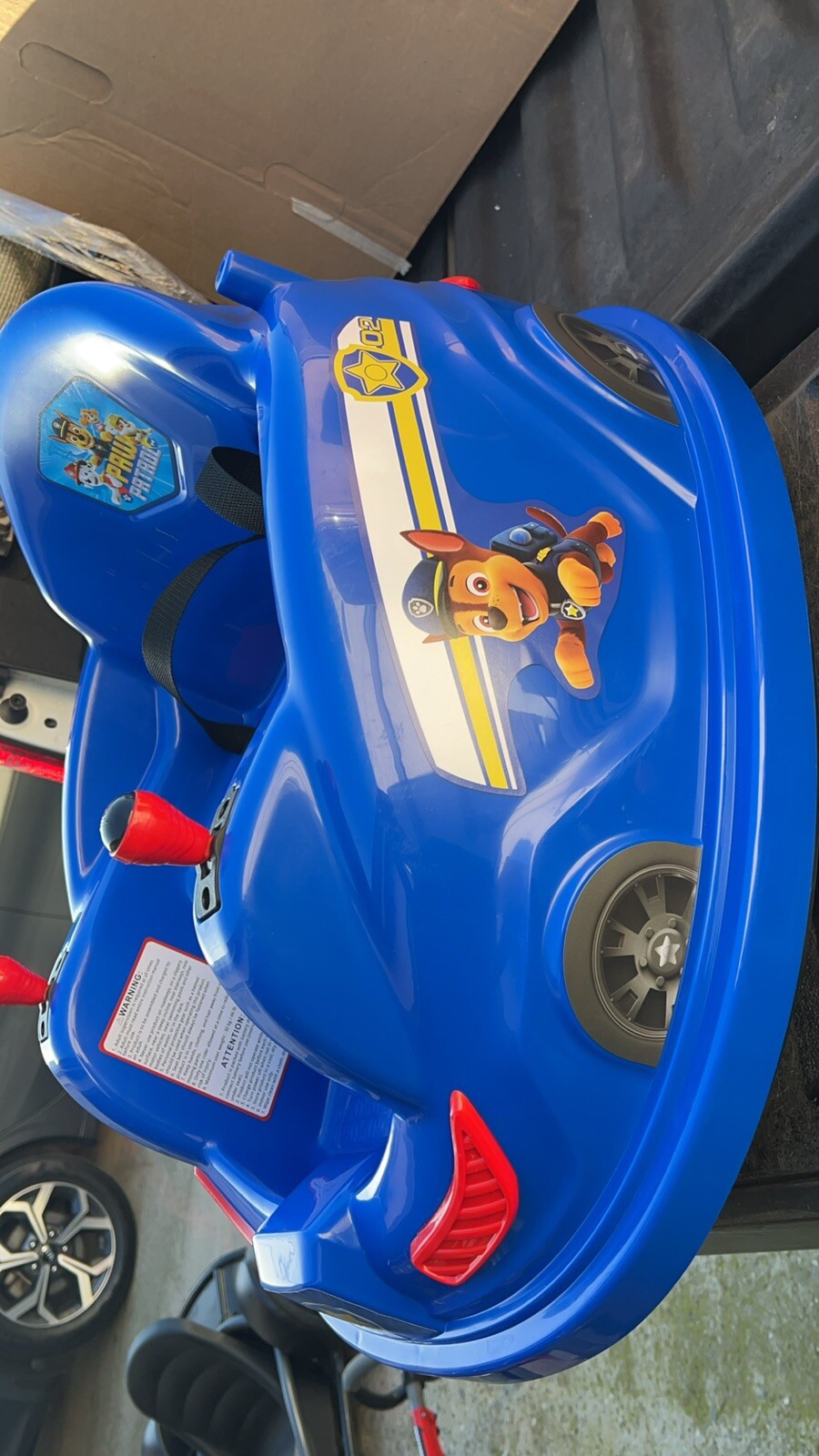 6V Paw Patrol Electric Bumper Car, Battery Powered Ride-on with Charger for Kids