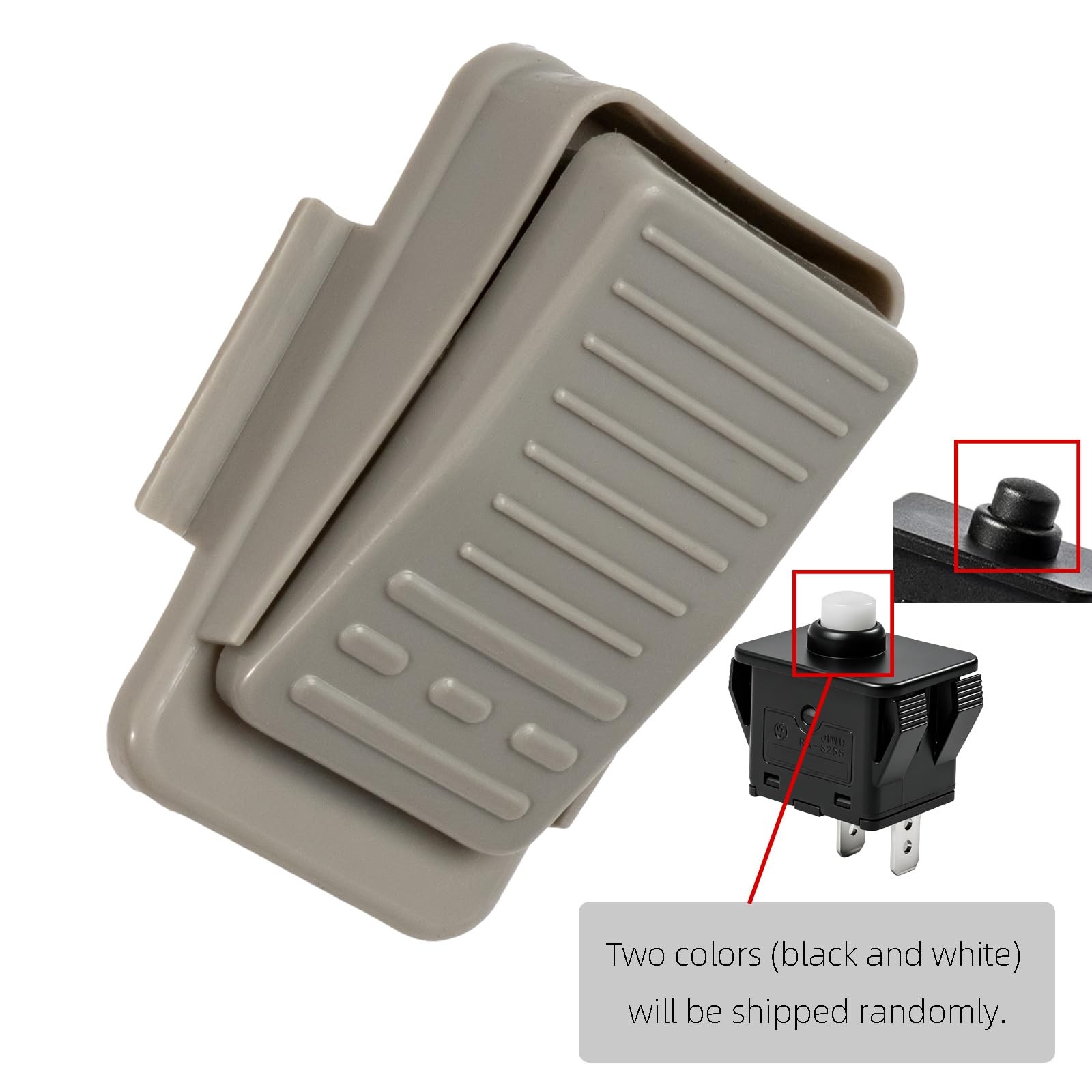 24V 12V 6V 2Pin 3Pin Ride On Toy Car Plunger Pedal Replacement Foot Pedal Swi…