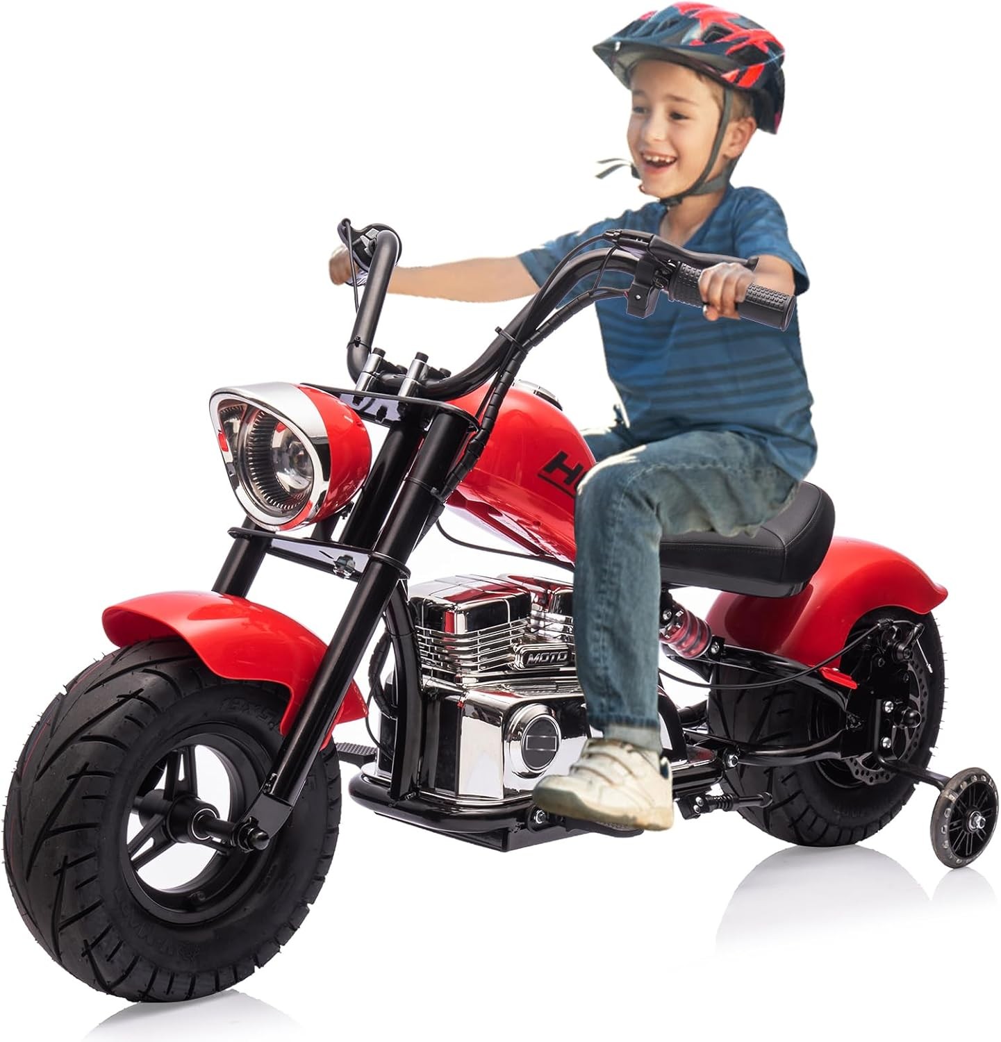 36V Electric Dirt Bike for Teens 16.5MPH&176LB Load Spring Suspension Multicolor