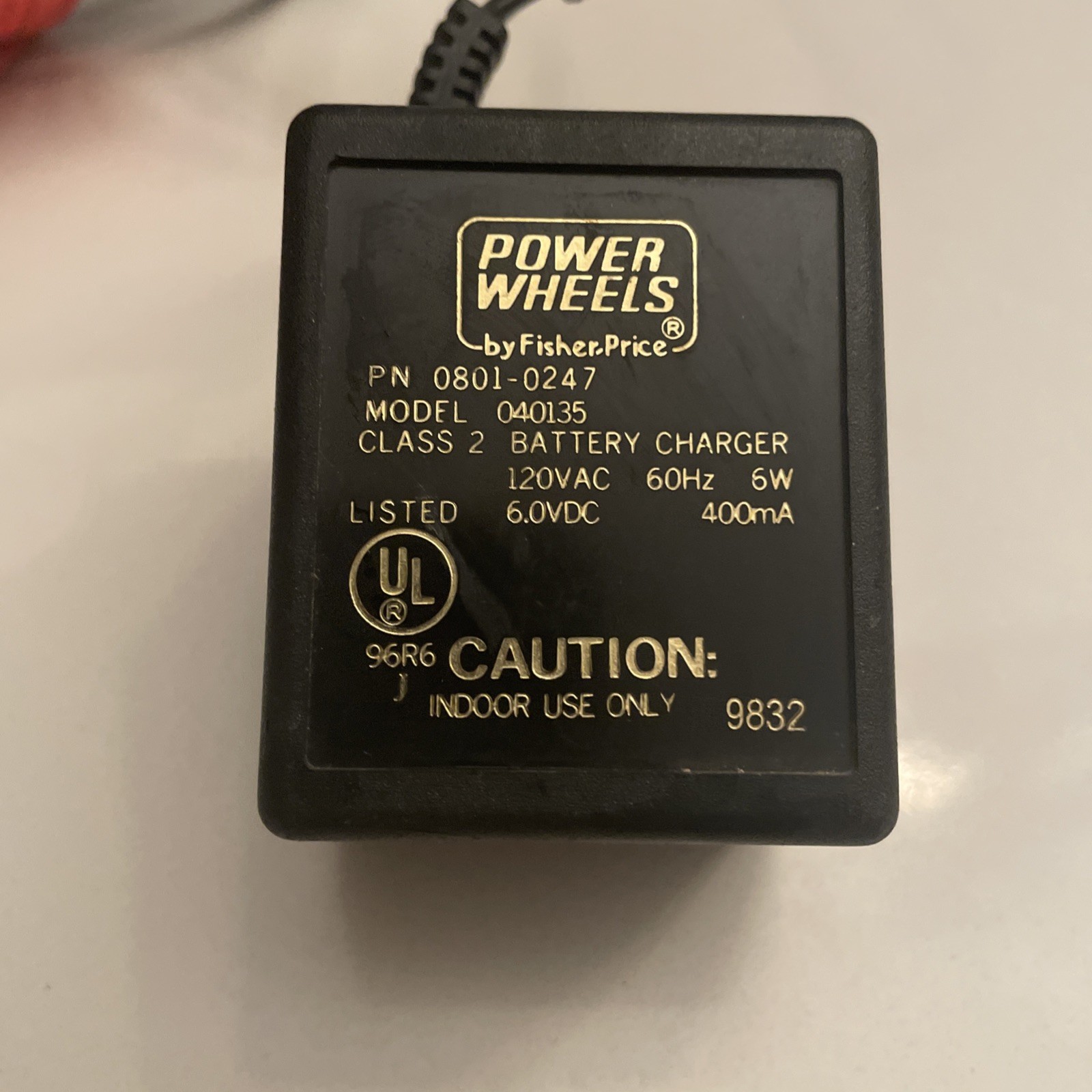 SafeAMP 6V Charger for Fisher-Price Power Wheels Blue Battery