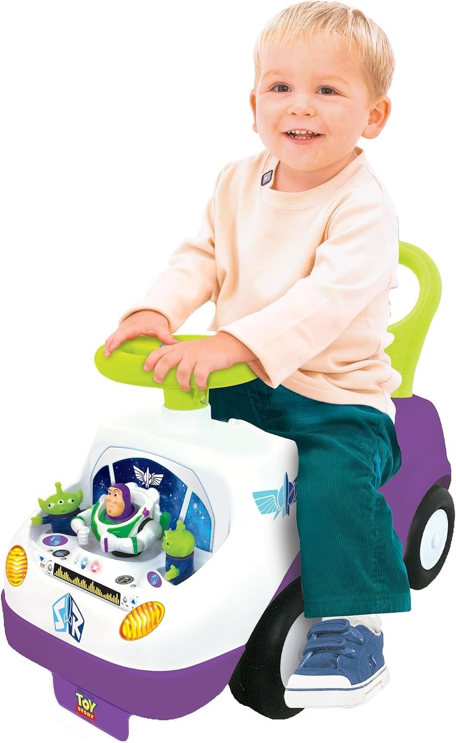 Durable Buzz Lightyear Ride-On with Interactive Dashboard