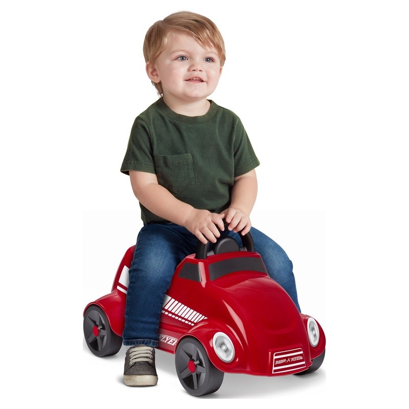 Ride On Toy Toddlers Foot to Floor Classic Race Car Indoor Outdoor Fun New
