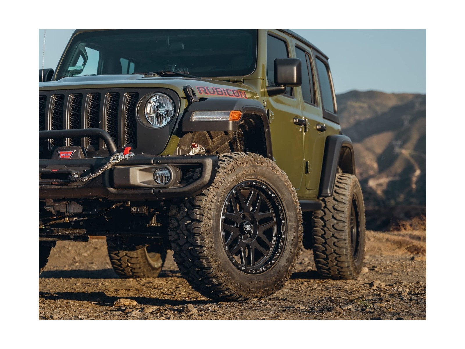 RockTrix RT110 20 inch Wheel Compatible with Jeep Wrangler JK JL 20×9 5×5 Whe…