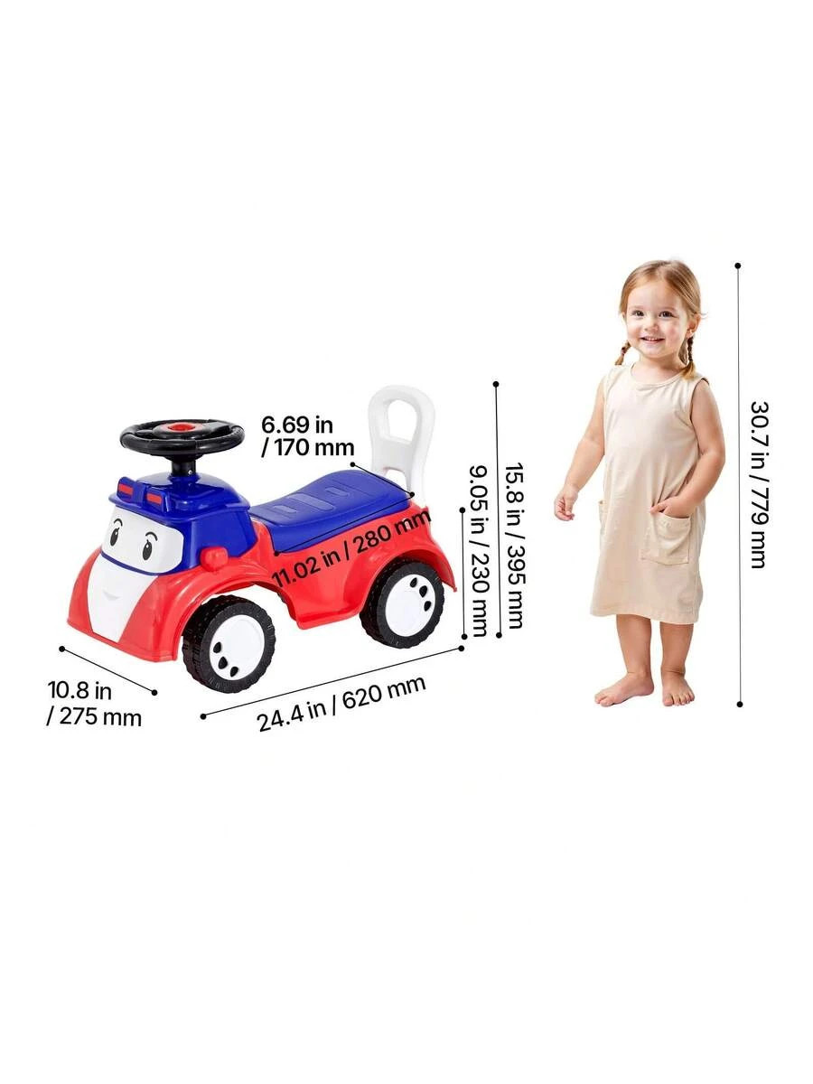 Ride On Push Car Toddler 19-36 Months Music Storage 55lbs Boys Girls