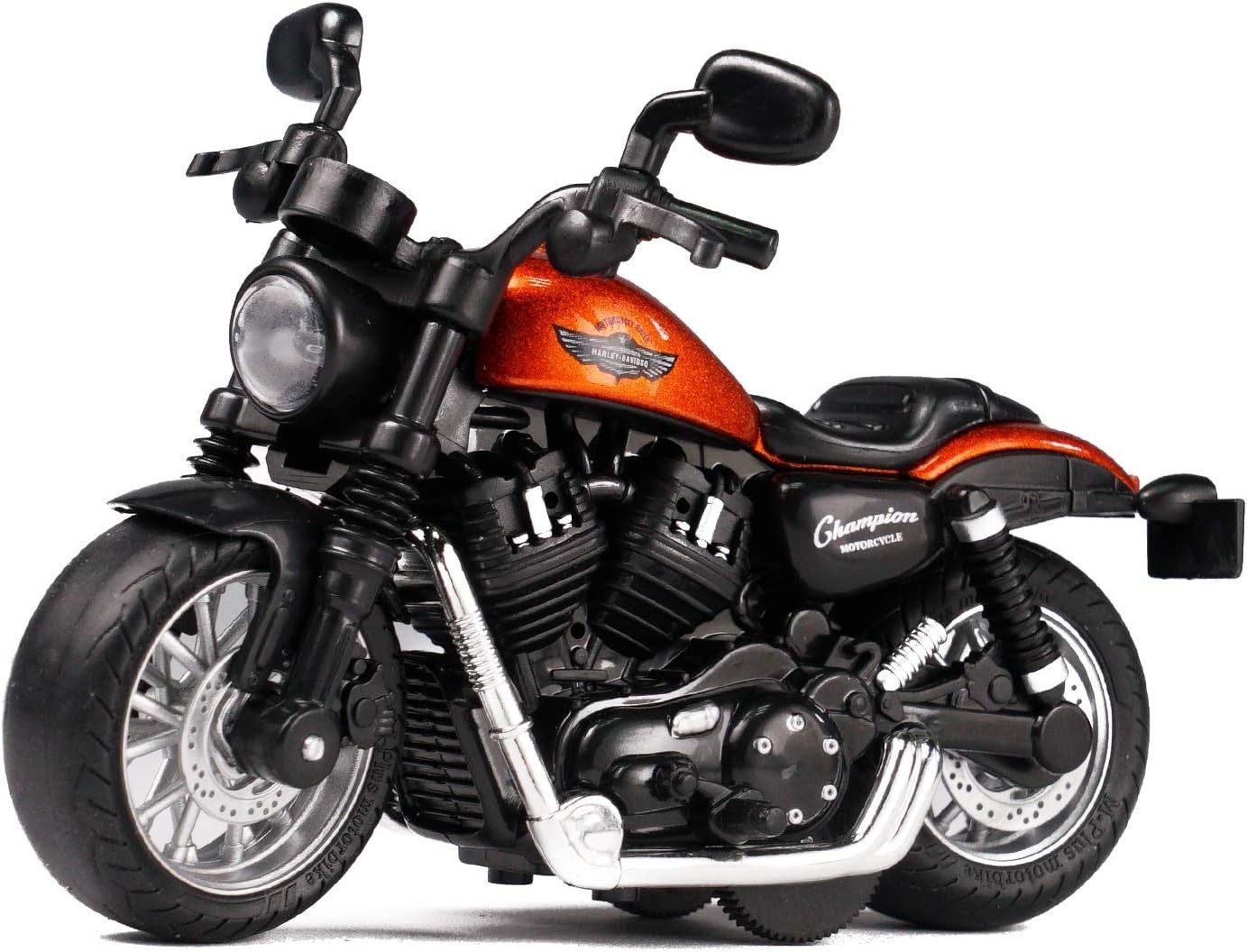 Mini Pull Back Motorcycle Toy with Sound & Light – Perfect for Toddlers Age 3-9