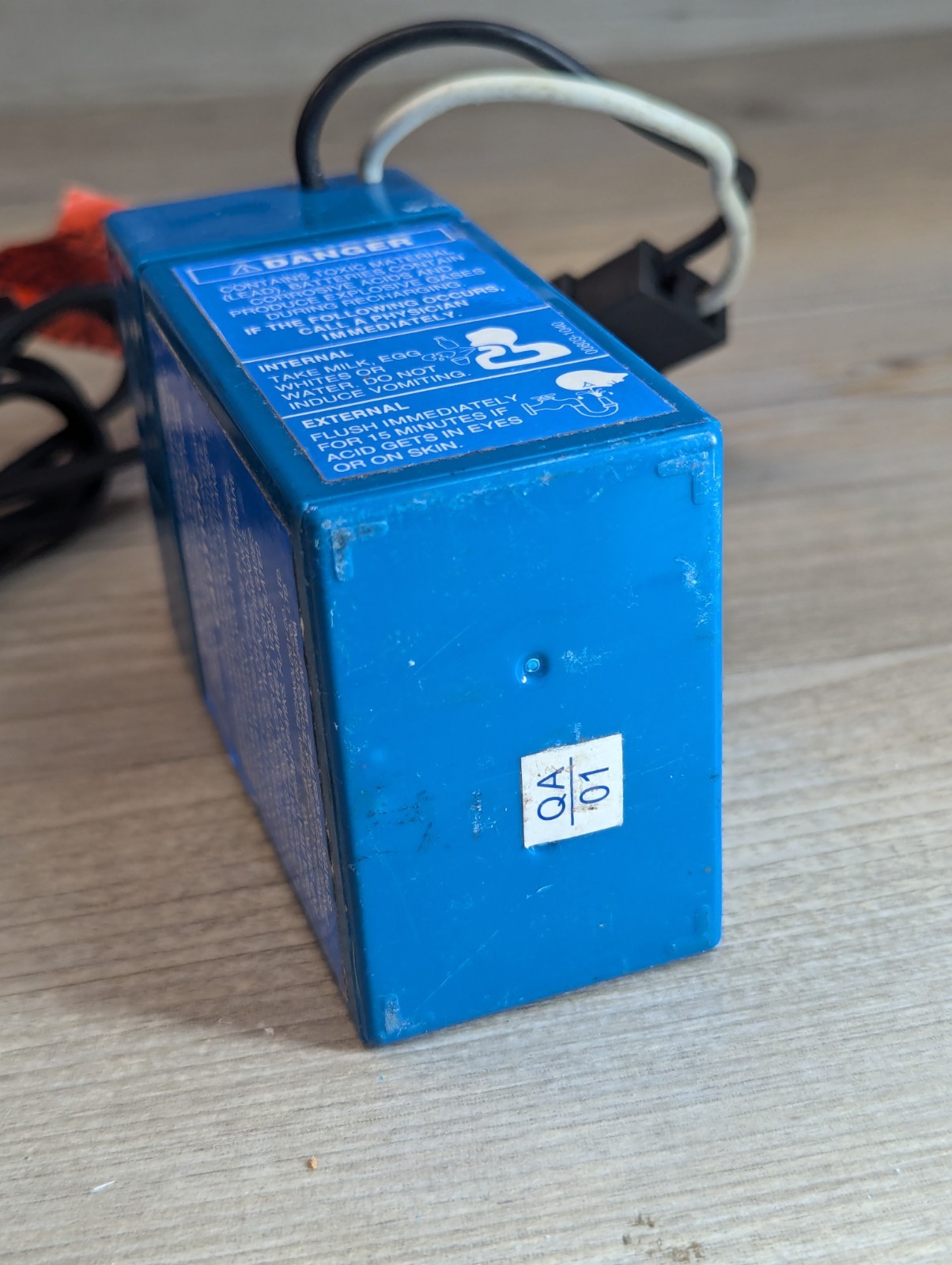 Fisher-Price Power Wheels 6V 4.0 Amp Battery Model 00801-1457 & Power Cord